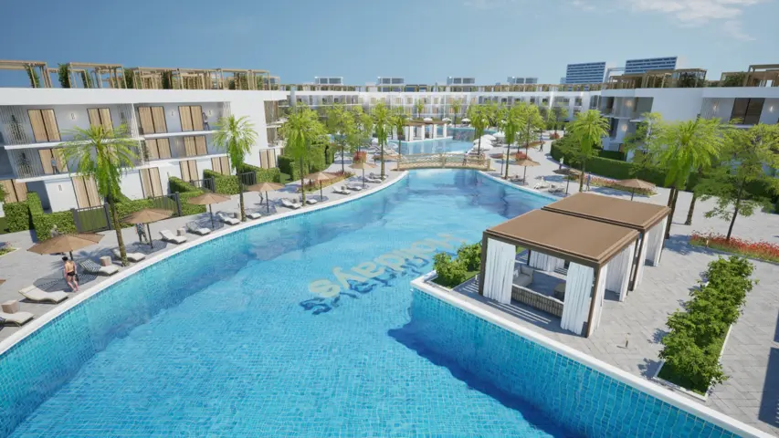 104 First floor Building 6 side pool